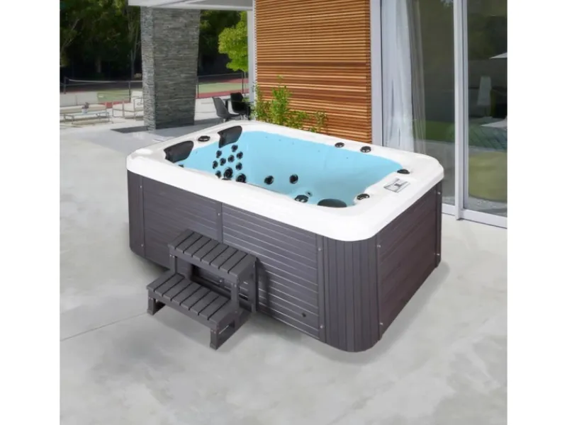 Online Home Deluxe Outdoor Whirlpool Beach Plus für 2 Personen 210 x 155 x 83 cm
