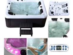 Online Home Deluxe Outdoor Whirlpool Beach Plus für 2 Personen 210 x 155 x 83 cm