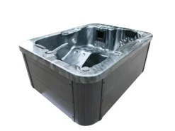 Online Home Deluxe Whirlpool Black Marble für 3 Personen 210 x 160 x 85 cm