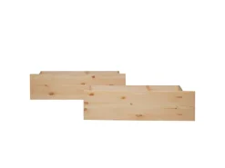 Homestyle4u Bettkasten 2er Set in Braun 82x22 53 cm 2195