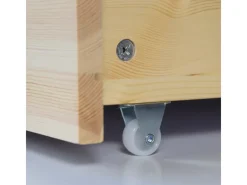 New Homestyle4u Bettkasten in Braun 173x16x63 cm 1910 Nature