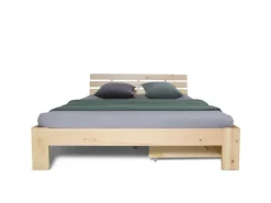 New Homestyle4u Bettkasten in Braun 173x16x63 cm 1910 Nature