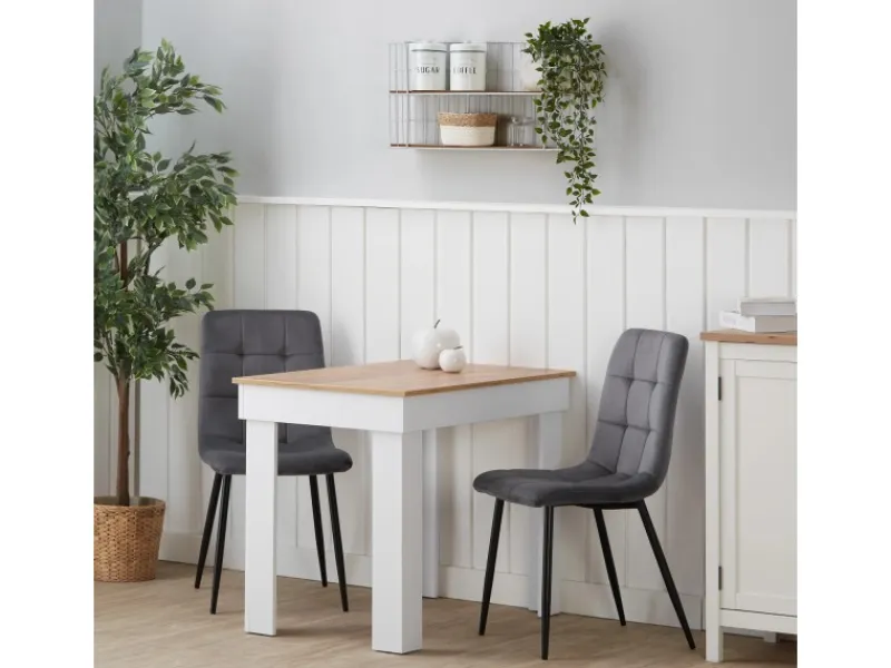 Discount Homestyle4u Esszimmerstuhl 6er Set in Anthrazit Samt 2329