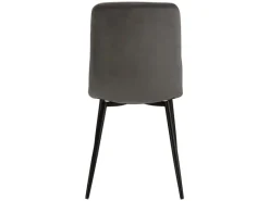 Discount Homestyle4u Esszimmerstuhl 6er Set in Anthrazit Samt 2329