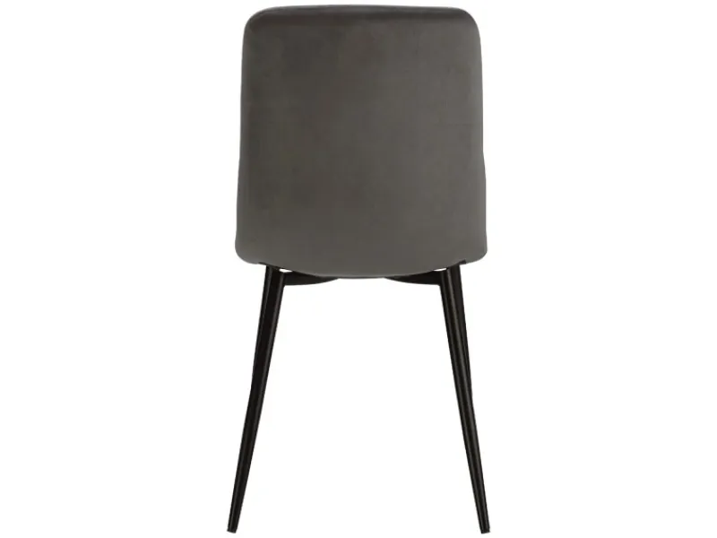 Discount Homestyle4u Esszimmerstuhl 6er Set in Anthrazit Samt 2329