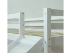 Homestyle4u Hochbett 90x200 mit Rutsche Pirat 1542