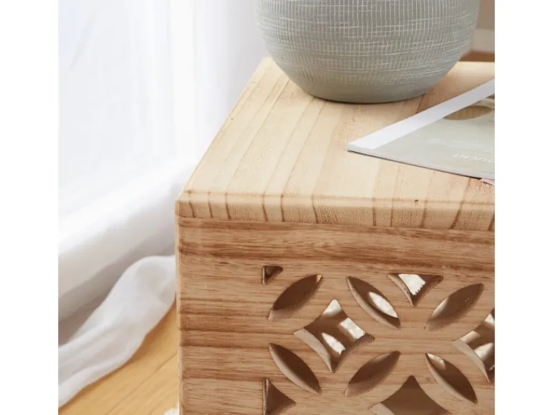 Outlet Homestyle4u Hocker Holzhocker Beistelltisch Holz 1773