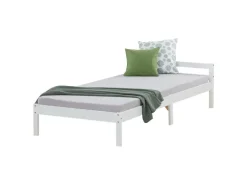 Outlet Homestyle4u Holzbett 90 x 200 cm Weiß 1412