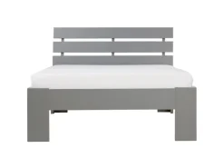 Discount Homestyle4u Holzbett 90x200 mit Lattenrost in 2035 Grau