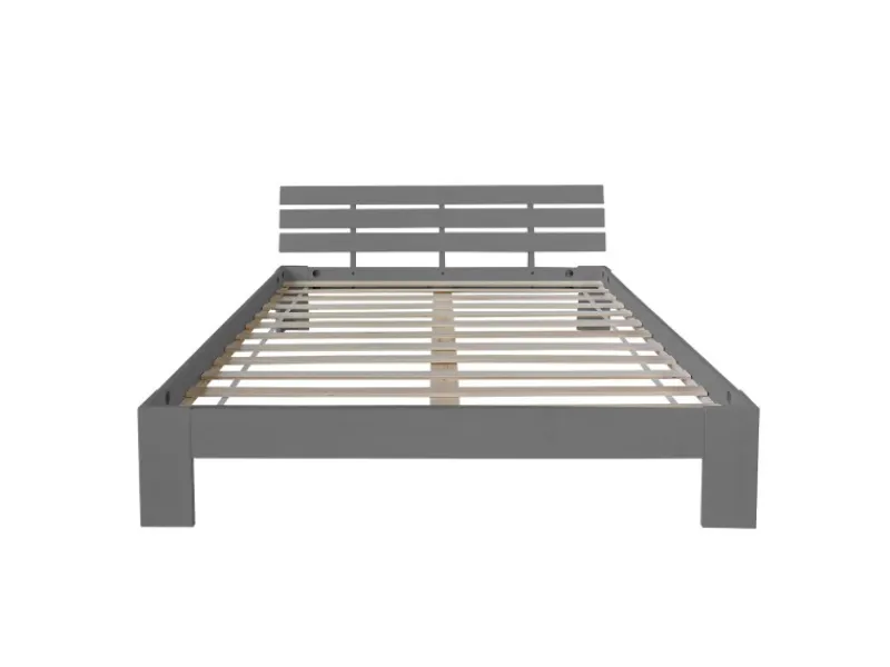 Homestyle4u Holzbett 180x200 mit Lattenrost in 2039