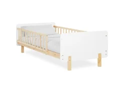 Homestyle4u Kinderbett 90x200 mit Raufallschutz Lattenrost 2604