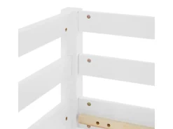 Outlet Homestyle4u Kinderbett 90x200 mit Rutsche in 1434 Weiß