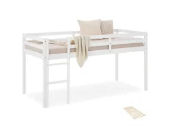 Online Homestyle4u Kinderbett 90x200 mit Lattenrost in 2252 Weiß