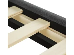 Outlet Homestyle4u Polsterbett mit Matratze 90x200 Grau