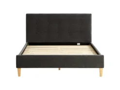 Sale Homestyle4u Polsterbett 140x200 cm mit Lattenrost Doppelbett Samt Anthrazit 2621