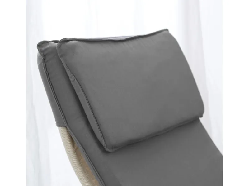 Homestyle4u Relaxsessel in Grau 2405