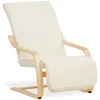 Outlet Homestyle4u Relaxsessel mit Fußstütze in Beige 2406