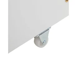 Homestyle4u Schublade Bettkasten mit Rollen in Weiß 2595