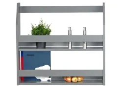 Homestyle4u Wandregal Hängeregal Küchenregal Bücherregal Regal Holz