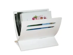 Discount Homestyle4u Zeitungsständer Magazinhalter Holz Weiß