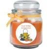 HS Candle Duftkerze & Bonbon Glas Kommunion Honigmelone Orange