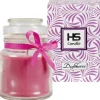 Clearance HS Candle Duftkerze & Bonbon Glas Ø7cm Lavendel