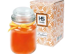 Clearance HS Candle Duftkerze & Bonbon Glas Ø10cm Honigmelone