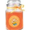 HS Candle Duftkerze & Bonbon Glas Comic Orange Honigmelone