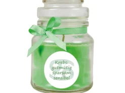 HS Candle Duftkerze & Glas Sternzeichen Coconut Limes 30 Stunden Krebs
