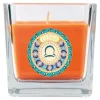 HS Candle Duftkerze & Glas Sternzeichen Honigmelone 50 Stunden Waage