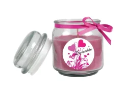 Sale HS Candle Duftkerze & Glas Danke Lila Lavendel