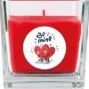 Online HS Candle Duftkerze & Glas Valentinstag Viereck 50h Be Mine