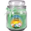 HS Candle Duftkerze & Glas Frohe Ostern Bonbon Ø9 cm Coconut Limes Ostereier