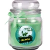 Discount HS Candle Duftkerze & Glas Halloween Grün Bonbon 70h
