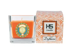Hot HS Candle Duftkerze & Glas Sternzeichen Honigmelone 50 Stunden Zwillinge