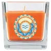 Hot HS Candle Duftkerze & Glas Sternzeichen Honigmelone 50 Stunden Wassermann