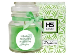 Discount HS Candle Duftkerze & Glas Sternzeichen Coconut Limes 30 Stunden Schütze