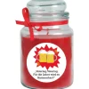 Clearance HS Candle Duftkerze & Glas Vatertag Rose Rot