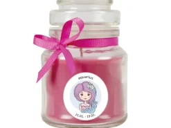 HS Candle Duftkerze & Glas Sternzeichen Lavendel 30 Stunden Wassermann