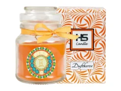 Outlet HS Candle Duftkerze & Glas Sternzeichen Honigmelone 30 Stunden Zwillinge