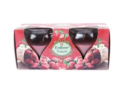 HS Candle Duftkerze Creation Kerzen 2er Pack Erdbeer Traum