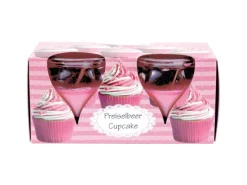 HS Candle Duftkerze Creation Kerzen 2er Pack Preiselbeer Cupcake