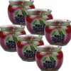 HS Candle Duftkerze Motiv 6er Pack Black Cherry
