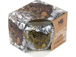 New HS Candle Duftkerze Motiv 6er Pack Anti Tabak Ginger Lime