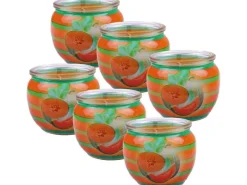 HS Candle Duftkerze Motiv 6er Pack Fresh Melon