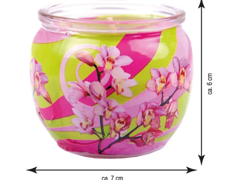 HS Candle Duftkerze Motiv Kerze Raumduft Blütenzauber