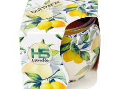 HS Candle Duftkerze Motiv Kerze Raumduft Lemon