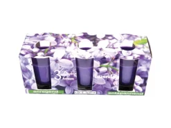 HS Candle Duftkerzen Classic Kerzen 3er Pack Lavendel