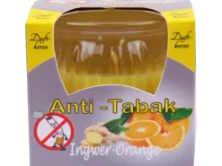 HS Candle Duftkerzen Raumerfrischer 6er Pack AntiTabak Ingwer Orange