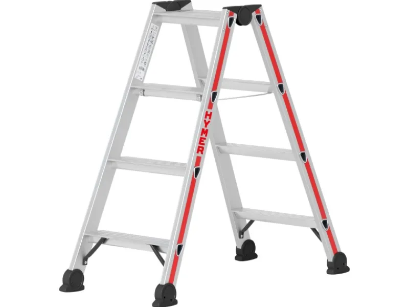 Hymer Stufenstehleiter 2x4 Stufen